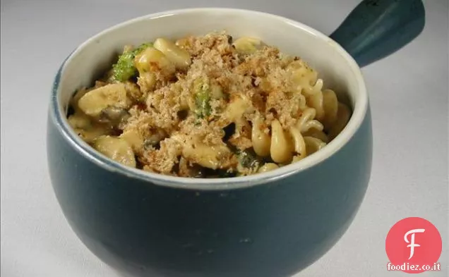 Zuppa di spaghetti al formaggio con broccoli di Sandy