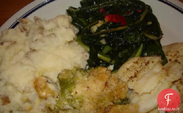 Casseruola di patate e broccoli