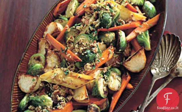 Verdure arrosto con Gremolata di Pecan