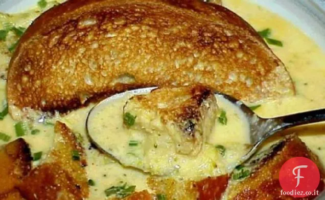 Zuppa di broccoli Formaggio fuso