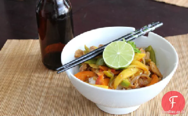 Manzo cinese e mango Stir Fry