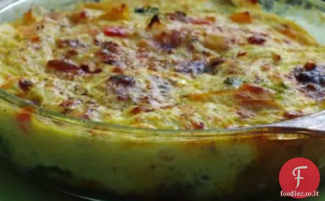 Quiche di broccoli senza crosta