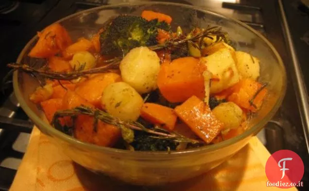 Miele-Rosmarino arrosto Verdure invernali