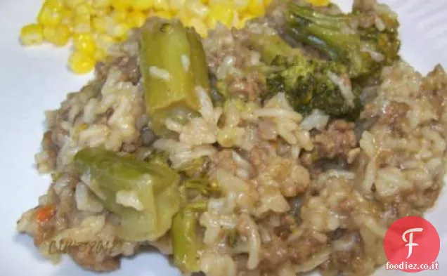 Riso di broccoli muscoloso