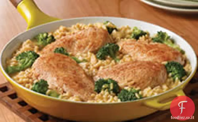 Campbell's® Cena facile e veloce con pollo, broccoli e riso integrale