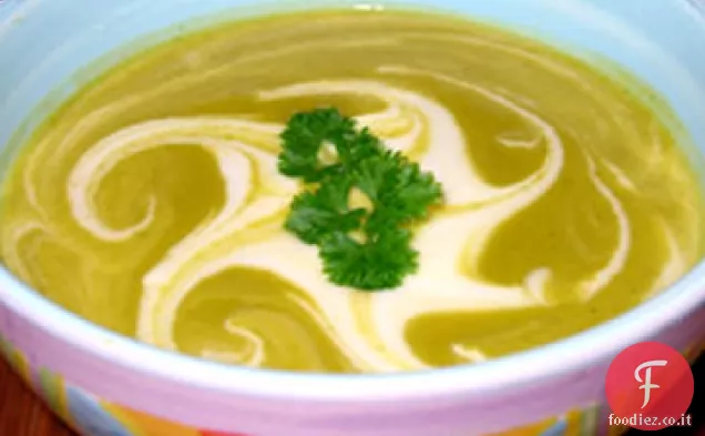 Zuppa di broccoli mantecati