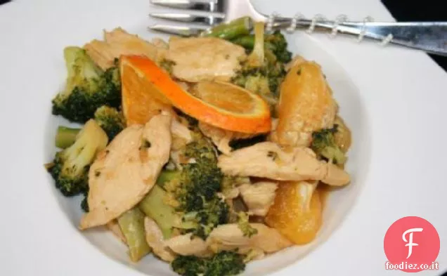 Pollo arancione con broccoli (Weight Watchers)