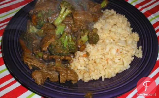 Manzo e broccoli saltati in padella