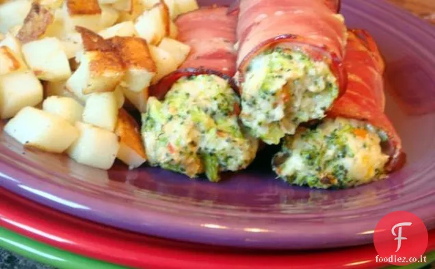Roll-up di prosciutto di broccoli di Glen