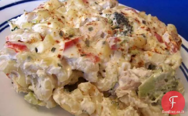Pollo cremoso e pasta