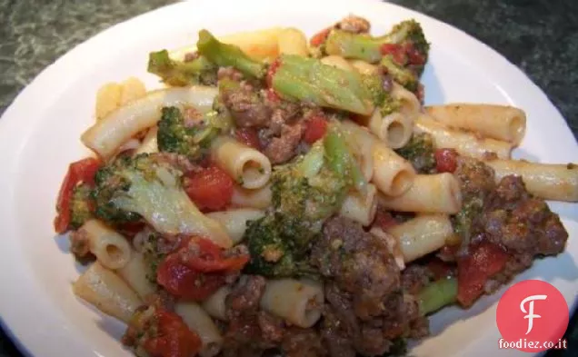 Ziti con Salsiccia e Broccoli