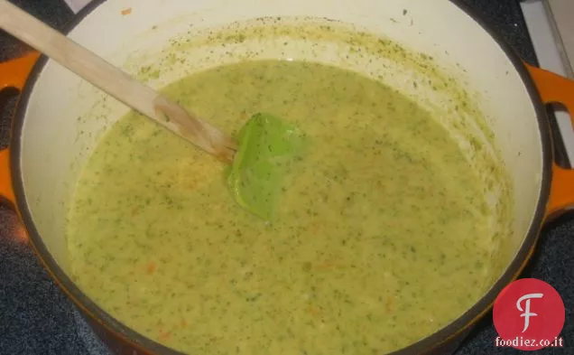 Zuppa di formaggio broccoli