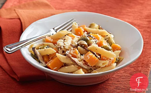 Lancio di pasta autunnale
