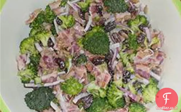 Insalata di broccoli con pancetta