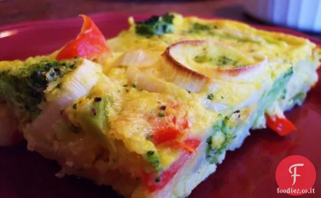 Broccoli al forno e formaggio
