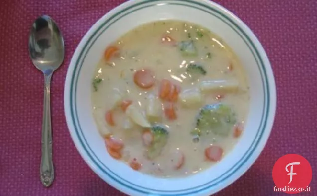 Zuppa di verdure cremosa