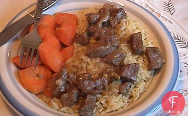 Manzo di salmerino Orzo