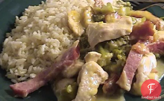 Pollo Broccoli Cordon Bleu Casseruola