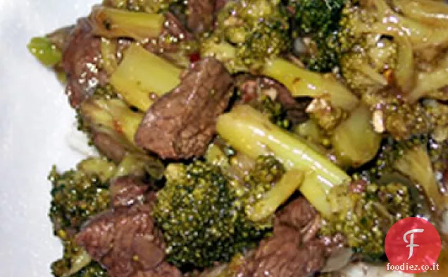 Manzo di broccoli caldo e piccante