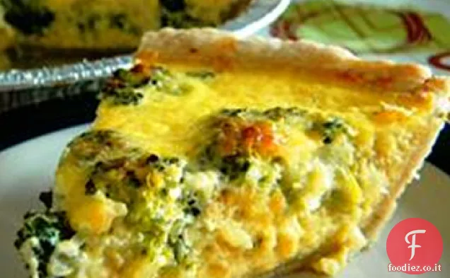 Quiche di broccoli facili