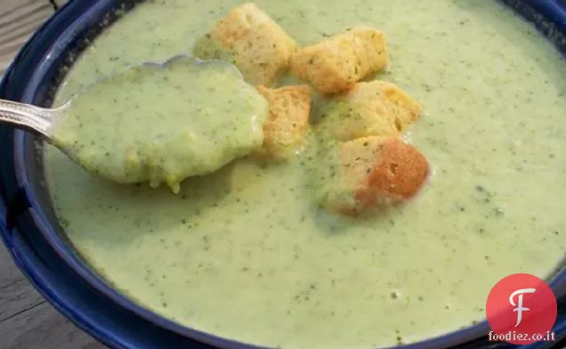 Crema al curry di zuppa di broccoli