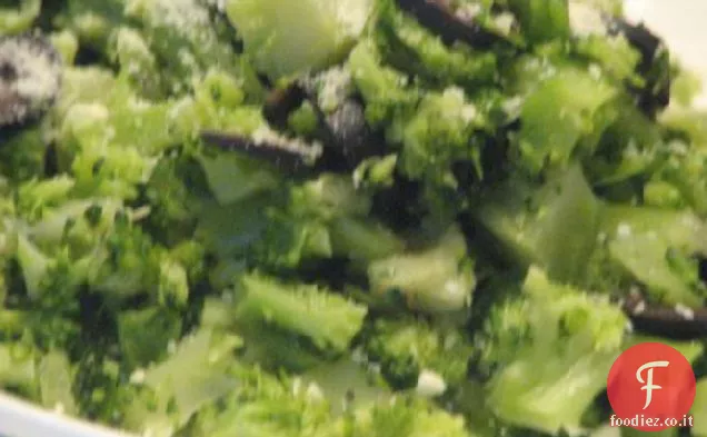Broccoli con Olive nere e Parmigiano