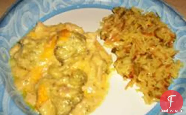 Delizia di pollo broccoli