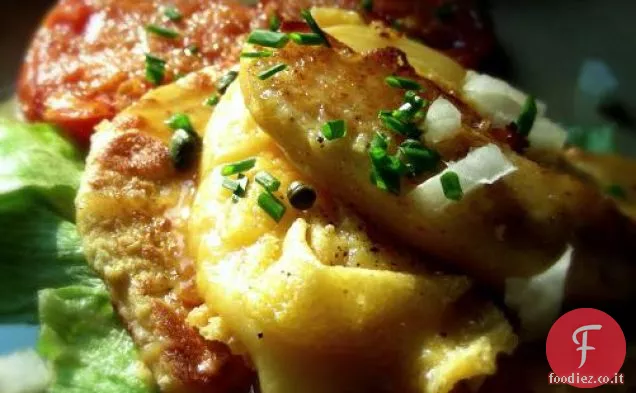 Kathys Formaggio Halloumi fritto con lime e Vinaigrette di cappero