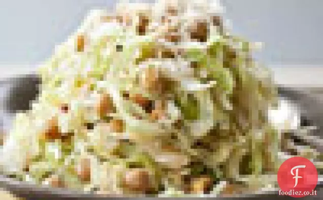 Verza Saltata piccante con ceci e Parmigiano