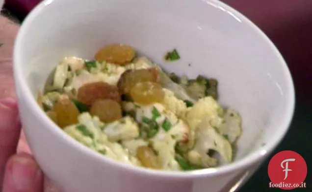 Cavolfiore arrosto con Vinaigrette di capperi