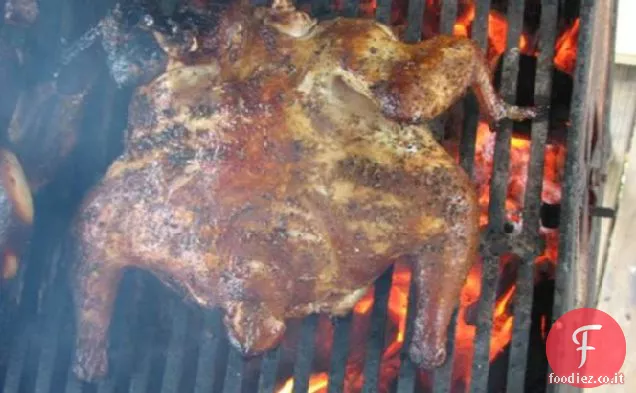 Pollo al burro alla griglia con olive spagnole