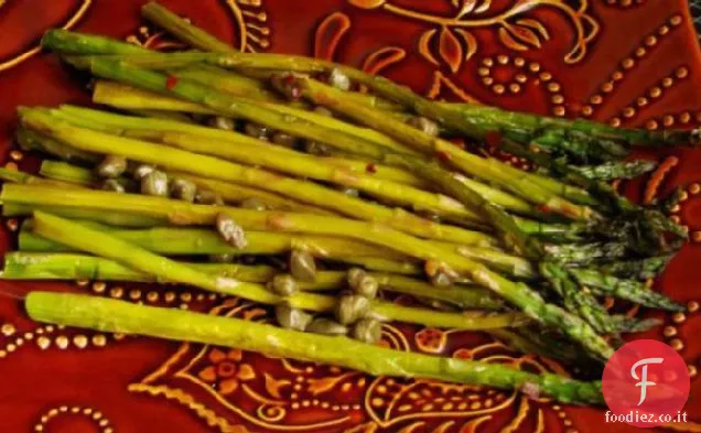 Asparagi Arrostiti con Capperi
