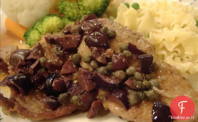 Piccata di pollo al limone