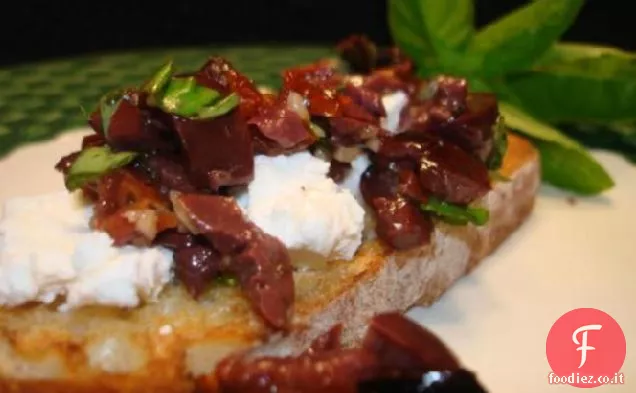 Bruschetta con Formaggio di Capra