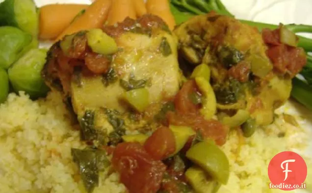 Pollo al forno alle erbe mediterranee