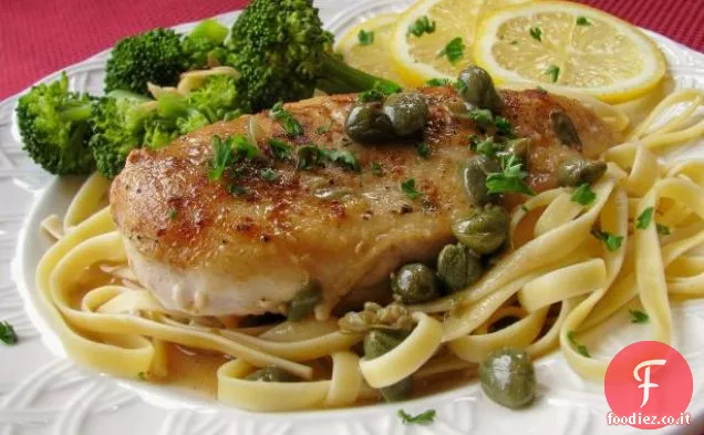 Piccata di Pollo Fettuccine