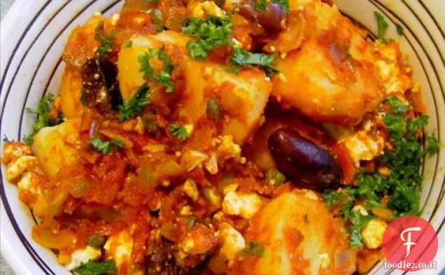 Pollo con Funghi ostrica e pomodori