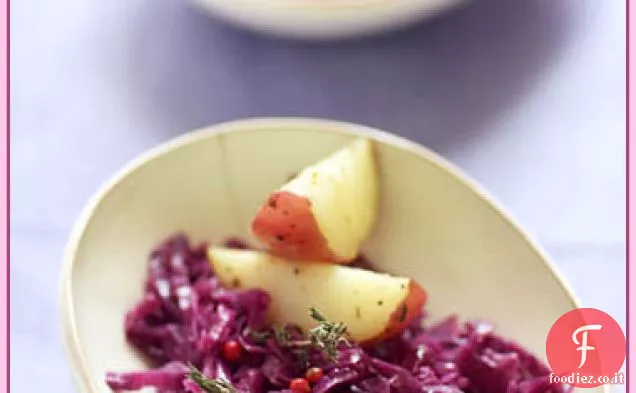 Cavolo rosso stufato con mele