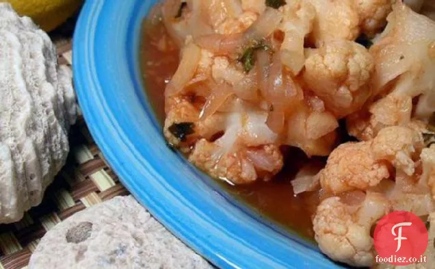 Kounaoupithi Me Saltsa-Cavolfiore brasato
