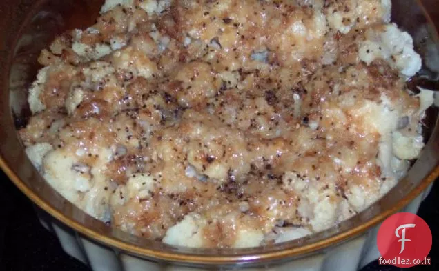 Cavolfiore al rosmarino avvolto in fogli alla griglia