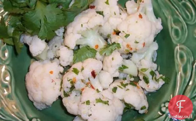 Cavolfiore con Lime e peperoncino Vinaigrette