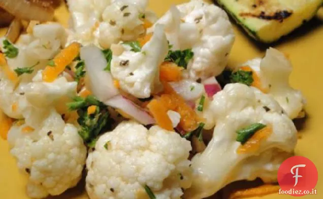 Insalata di cavolfiore e carote marinate