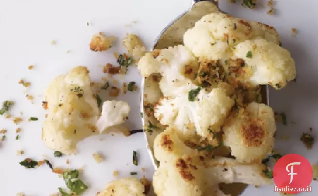 Cavolfiore arrosto con pangrattato alle erbe