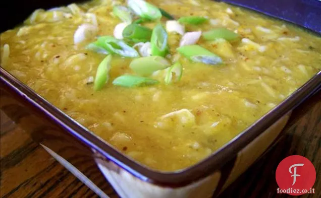 Cavolfiore piccante con salsa di arachidi