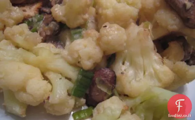 Lite Cavolfiore con salsa di funghi