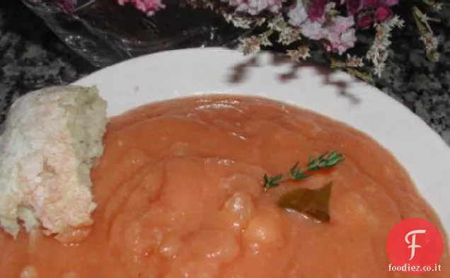 Zuppa di cavolfiore e patate (Vegan)