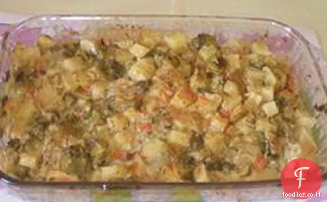 Casseruola di patate e cavolfiore