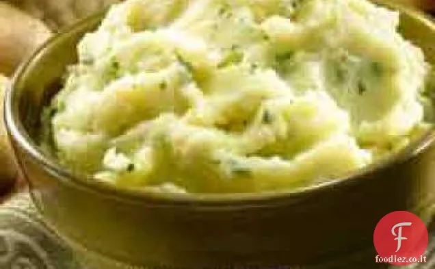 Purè di patate all'aglio e cavolfiore