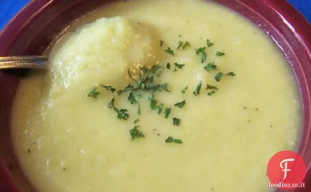 Zuppa di crema di porri