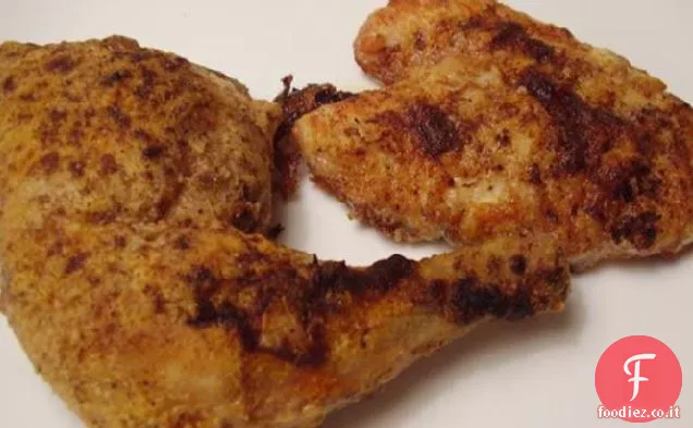 Pollo croccante al forno